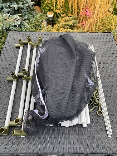 Сушилка для рыбы два яруса черная