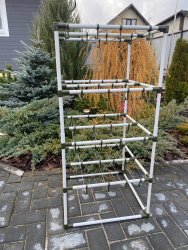 Каркас для сушилки пластиковый четыре яруса Каркас для сушилки пластиковый четыре яруса