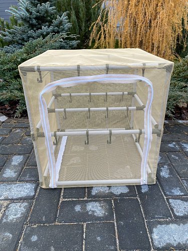 Сушилка для рыбы два яруса песочная