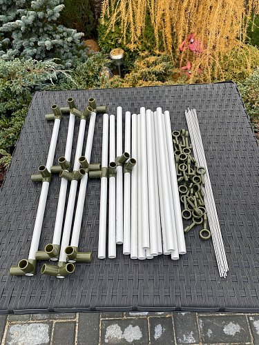 Каркас для сушилки пластиковый два яруса