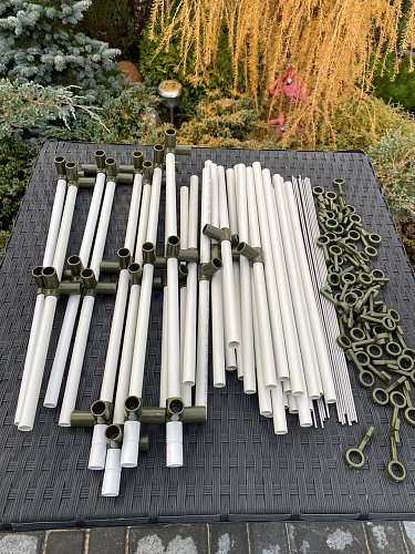 Сушилка для рыбы четыре яруса белая