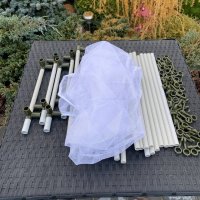 Сушилка для рыбы четыре яруса белая