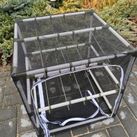 Сушилка для рыбы два яруса черная