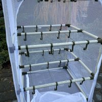 Сушилка для рыбы три яруса белая